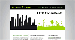 Desktop Screenshot of ecoevolutionsllc.com