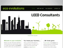 Tablet Screenshot of ecoevolutionsllc.com